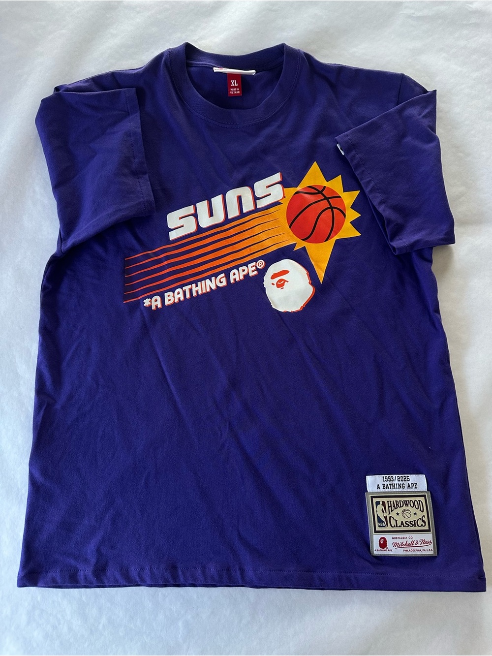 Bape Phoenix Suns Purple Graphic Tee